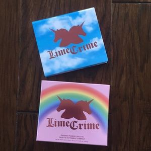 Lime Crime ltd edition birthday palette used